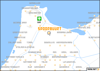 map of Spoorbuurt