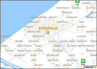 map of Spoorwijk