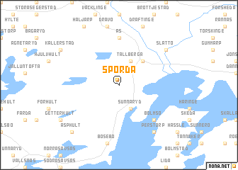 map of Sporda