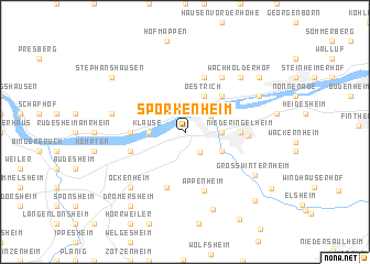 map of Sporkenheim