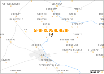 map of Sporkovshchizna