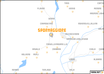 map of Spormaggiore