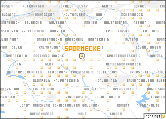 map of Spormecke