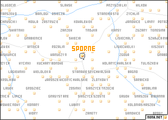 map of Sporne