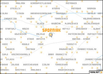 map of Sporniak