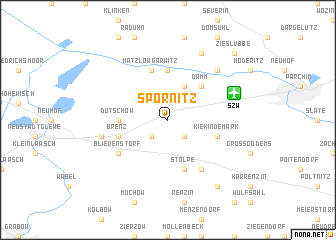 map of Spornitz