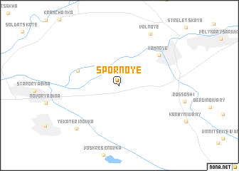 map of Spornoye