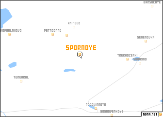 map of Spornoye
