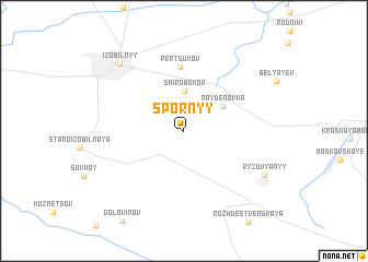 map of Spornyy