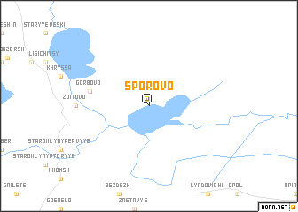 map of Sporovo