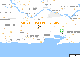 map of Sporthouse Cross Roads