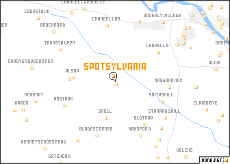 map of Spotsylvania
