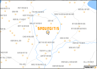 map of Spourgítis