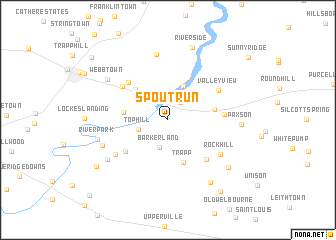 map of Spout Run