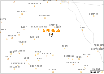 map of Spraggs