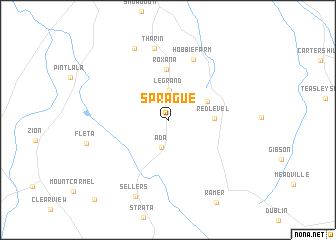 map of Sprague