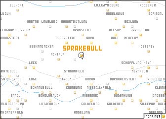 map of Sprakebüll
