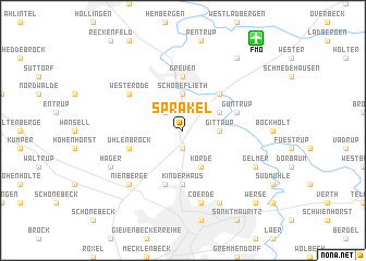 map of Sprakel