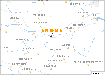 map of Sprakers