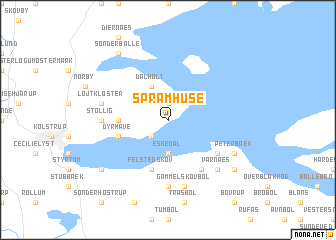 map of Spramhuse