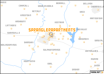 map of Sprangler Apartments