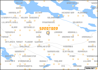 map of Språtarp