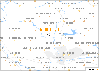 map of Spratton