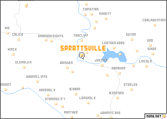 map of Sprattsville