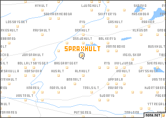 map of Språxhult