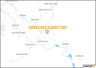 map of Spreckels Junction