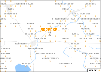 map of Spreckel