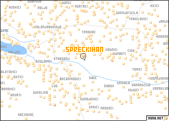 map of (( Sprečki Han ))