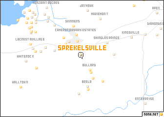 map of Sprekelsville