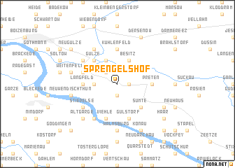 map of Sprengelshof