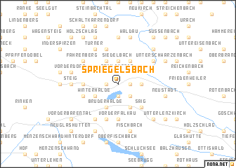 map of Spriegelsbach