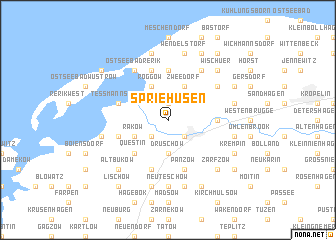 map of Spriehusen