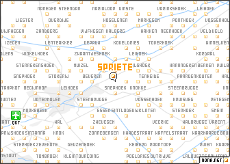 map of Spriete