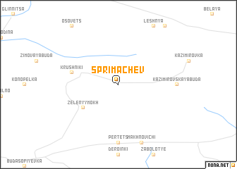 map of Sprimachëv