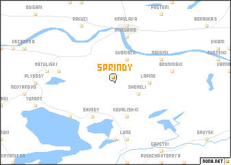 map of Sprindy