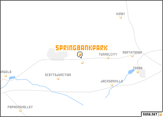 map of Spring Bank Park