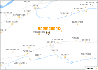 map of Spring Bank