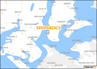 map of Spring Beach