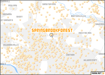 map of Springbrook Forest