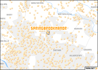 map of Springbrook Manor