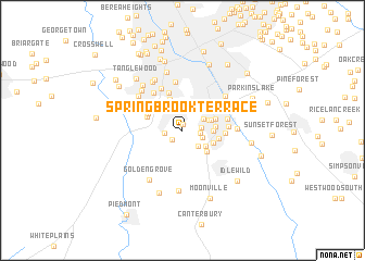 map of Spring Brook Terrace