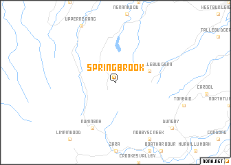 map of Springbrook