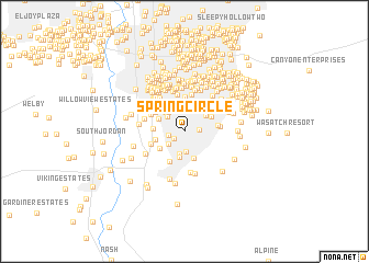 map of Spring Circle