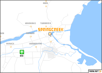 map of Spring Creek