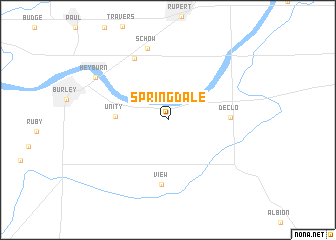 map of Springdale