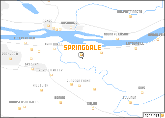 map of Springdale
